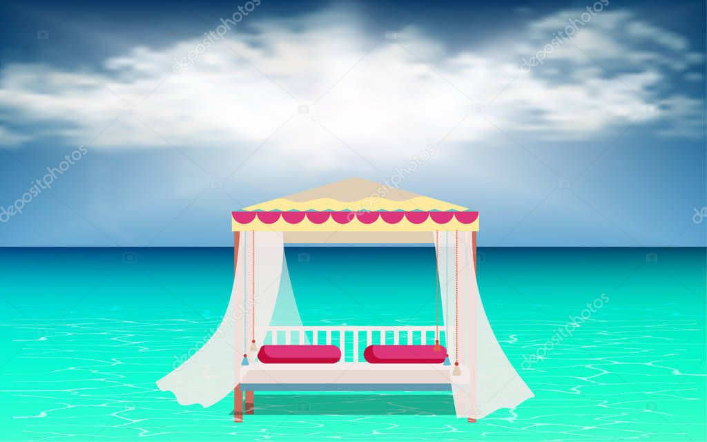 cabana at the beach