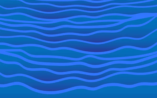 Blaue Welle von Wasser Textur Hintergrund — Stockvektor