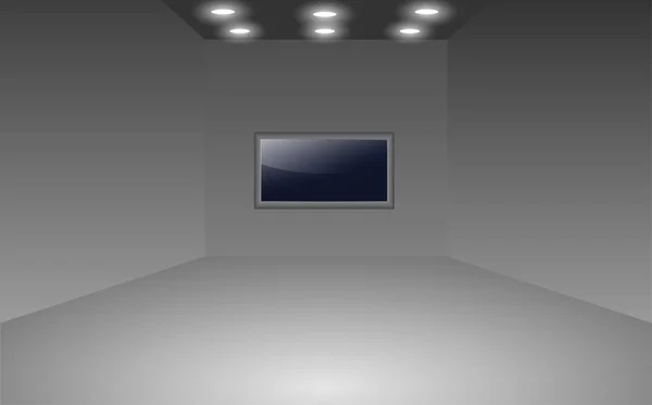 Bodové světlo ve studiovém sále — Stockový vektor
