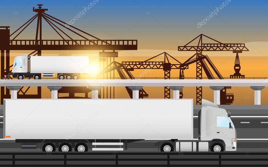  truck transportation at the port