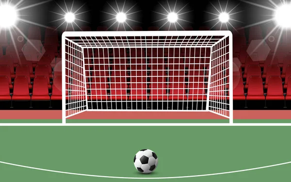 Futsal Veld Hal — Stockvector