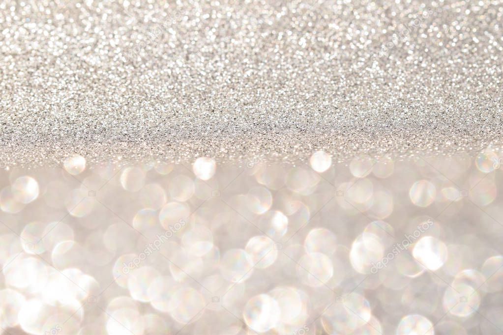 silver glitter abstract background