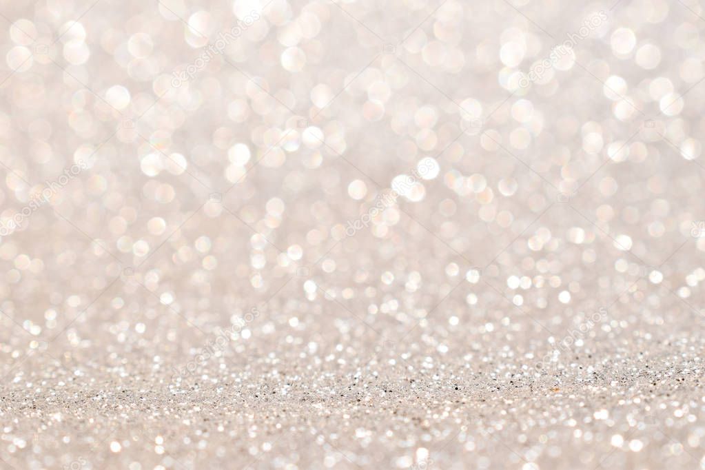 silver glitter abstract background