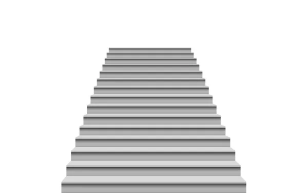 White Staircase White Room — Stock Vector