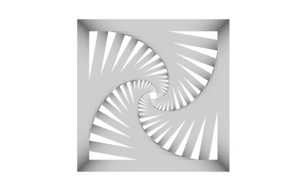 Weiß Quadratisch Tunnel Textur Hintergrund — Stockvektor
