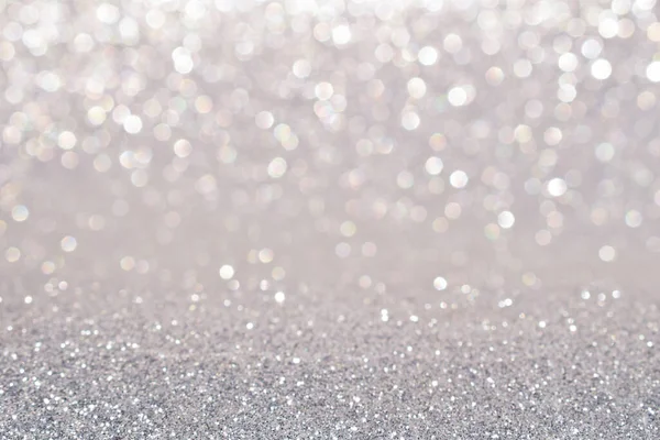 Silver Glitter Abstract Background — Stock Photo, Image