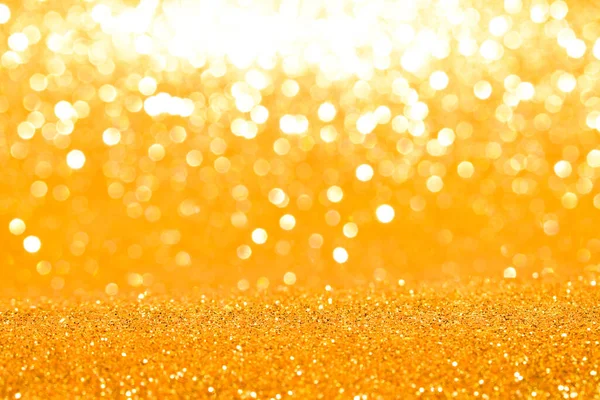 Sparkles Golden Glitter Abstract Background — Stock Photo, Image