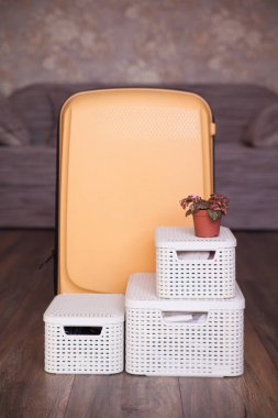 hareketli kutular boş Odaya