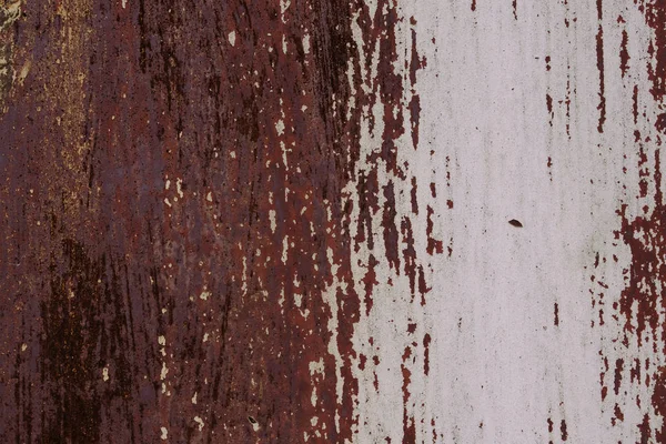 Iron surface with old paint — Stock Photo, Image