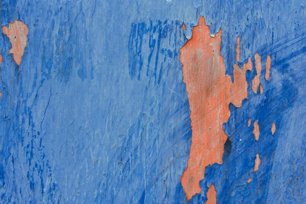 Iron surface with old paint — Stock Photo, Image