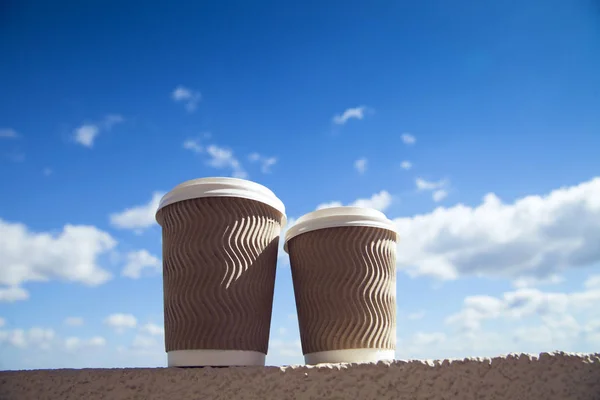 Dos tazas de café — Foto de Stock