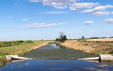 Korkuluklar ve kanalizasyon suyu düzenliyor..