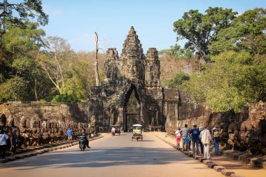 Kamboçya'da ünlü Angkor Wat