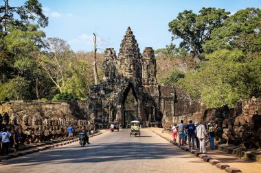 Kamboçya'da ünlü Angkor Wat