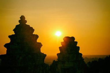 Kamboçya'da ünlü Angkor Wat