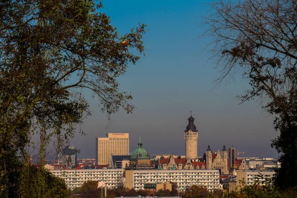 Lipcse egy gyönyörű hely, ahol — Stock Fotó