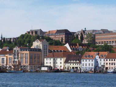 Skyline von Flensburg, Almanya