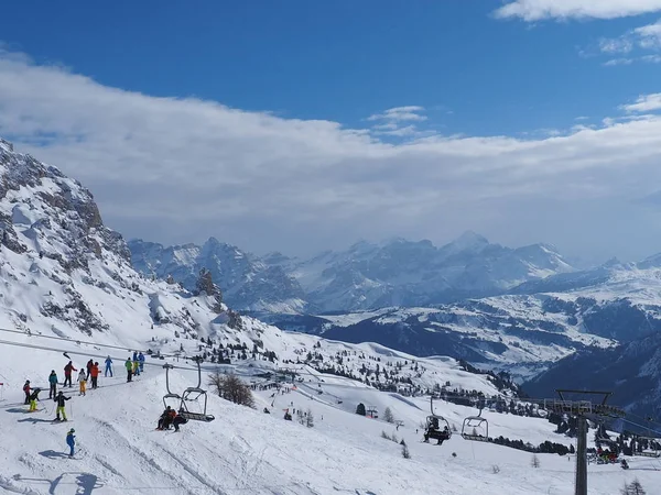 Ski Arena Italien Groedner Valley — Foto de Stock