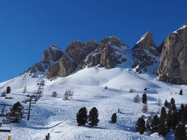 Ski Arena Italien Groedner Valley — Foto de Stock