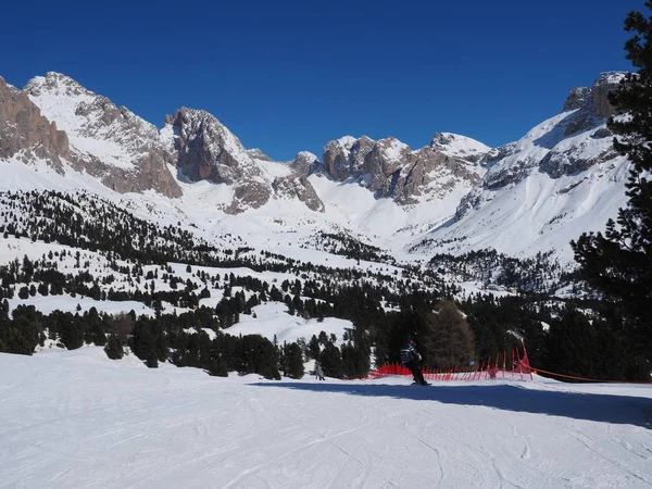 Arena Esqui Italien Groedner Valley — Fotografia de Stock