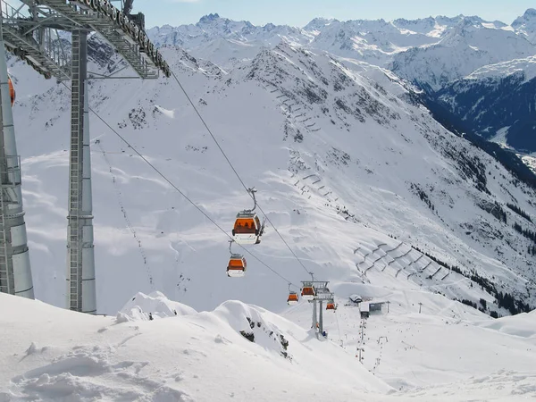 Inverno Nos Alpes Austríacos — Fotografia de Stock