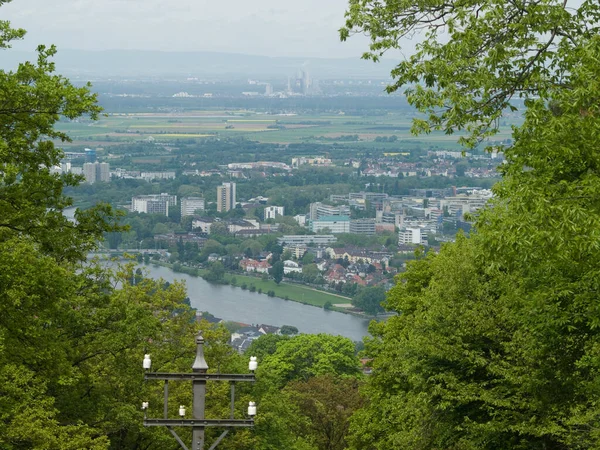 Ufuk çizgisi Heidelberg, şehrin manzarası     