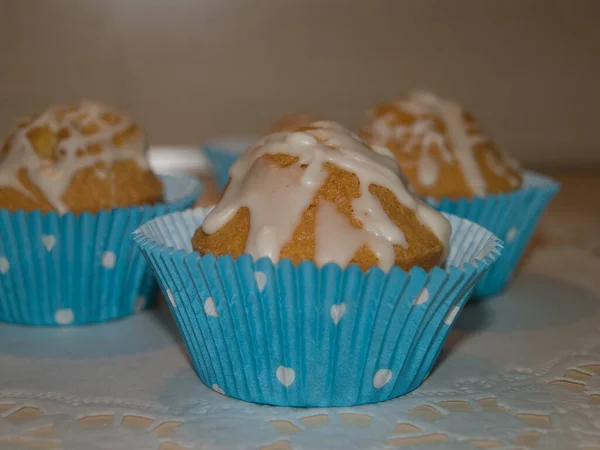 Mini Muffins Selfmade Homebaking — Stock Photo, Image