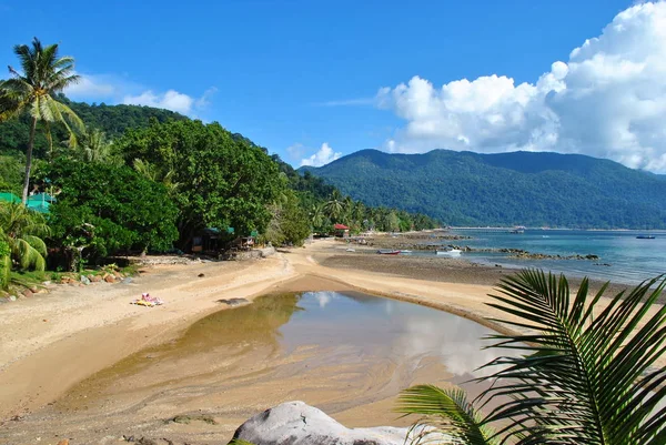 Abc Tioman Eilanden Het Strand Abc Town Het Tioman Eiland — Stockfoto