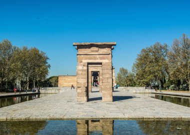 Debod Tapınağı, Madrid, İspanya 