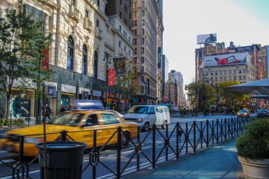 New york şehir sokak sahnesi