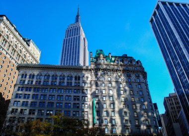 New York açık mavi bir günde. 