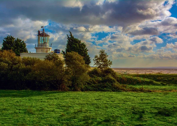 Uno Scatto Paesaggistico Faro Galles Regno Unito — Foto Stock