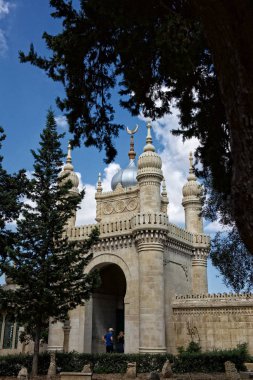 Marsa, Malta - 8 Eylül, 2017: Osmanlı Türk mezarlığı Marsa '. Marsa Emmanuele Luigi GALIZIA Mimarlık tarafından tasarlanan, Türk mezarlıkta. Müslümanlar çok bir azınlık Malta. 
