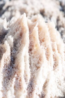 İran'da tuz dağları. Tuz kristali yakın. Doğa. Busher eyaletinde Tuz dağlarında tuz kristali fragman fotoğrafı, İran