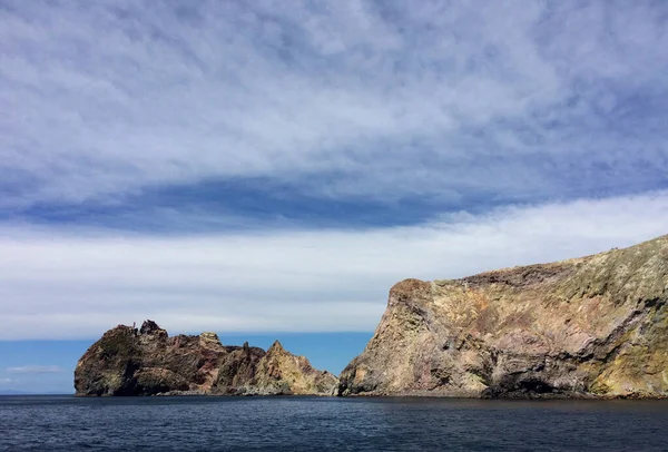 View White Island Whakaari Active Andesite Stratovolcano Situated East Coast — Stock Photo, Image