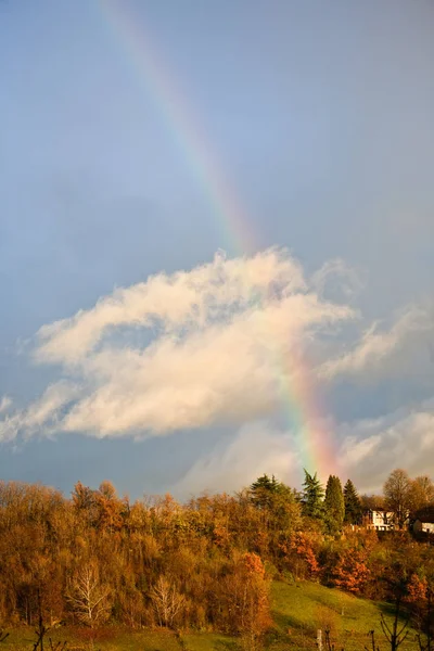 beautiful rainbow in the sky