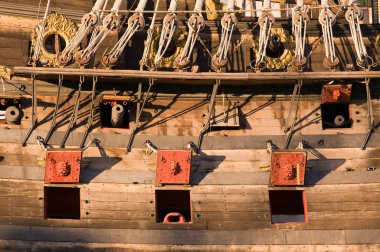 kalyon yakın çekim, seçici odak