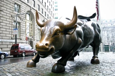New York Borsası Boğa Heykeli