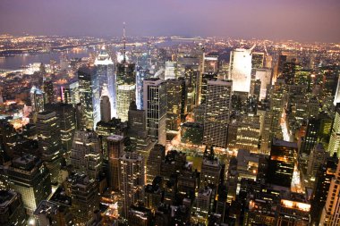 New York Panorama from the Empire State Building clipart