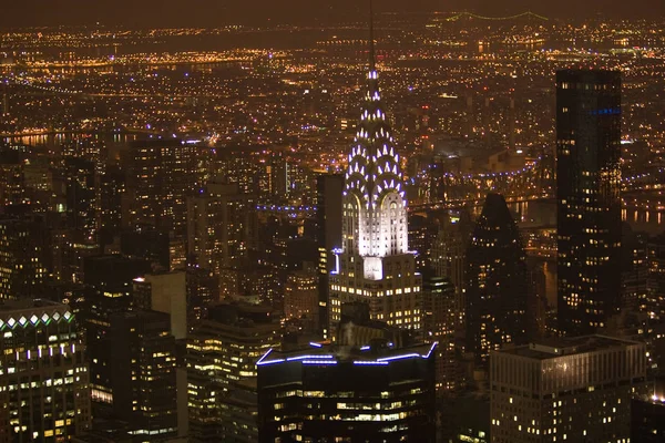 Edificio Chrysler Dall Empire State Building — Foto Stock