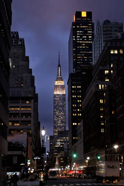 Vista Panoramica Dell Empire State Building — Foto Stock