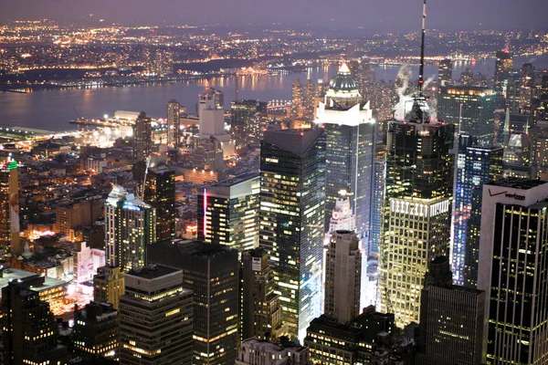 New York Panorama Empire State Building Imagem De Stock