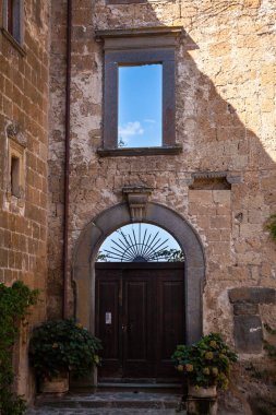 Civita di Bagnoregio manzaralı, Lazio, İtalya
