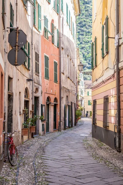 Old Street Finale Ligure Old Town Liguria Italia — Foto de Stock