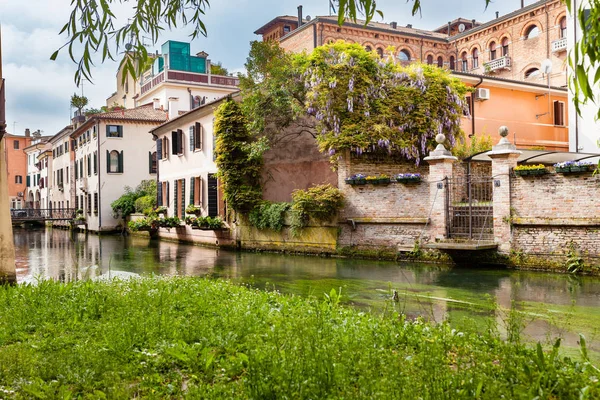 Treviso Történelmi Központ Veneto Olaszország — Stock Fotó