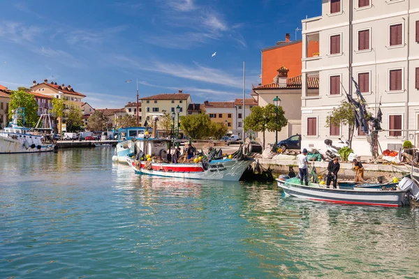 Port Grado Friuli Wenecja Julijska Włochy — Zdjęcie stockowe