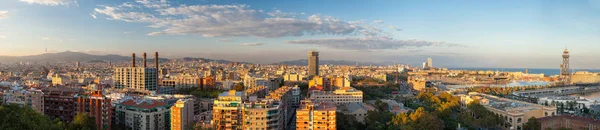 Panorama Barcellona Spagna — Fotografia de Stock