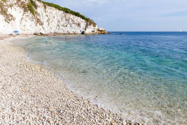 Spiaggia di Capobianco, isola d 'Elba, İtalya