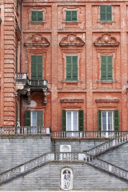 Castello Reale dei Savoia, Racconigi, Piemonte manzaralı