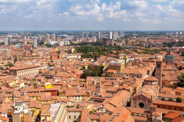 Torre degli Asinelli 'den Bologna Panoraması